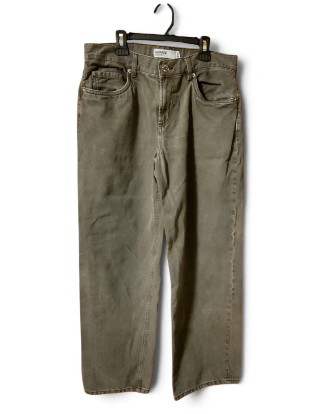 Garage Denim Relaxed Wide Leg Jeans 100% Cotton